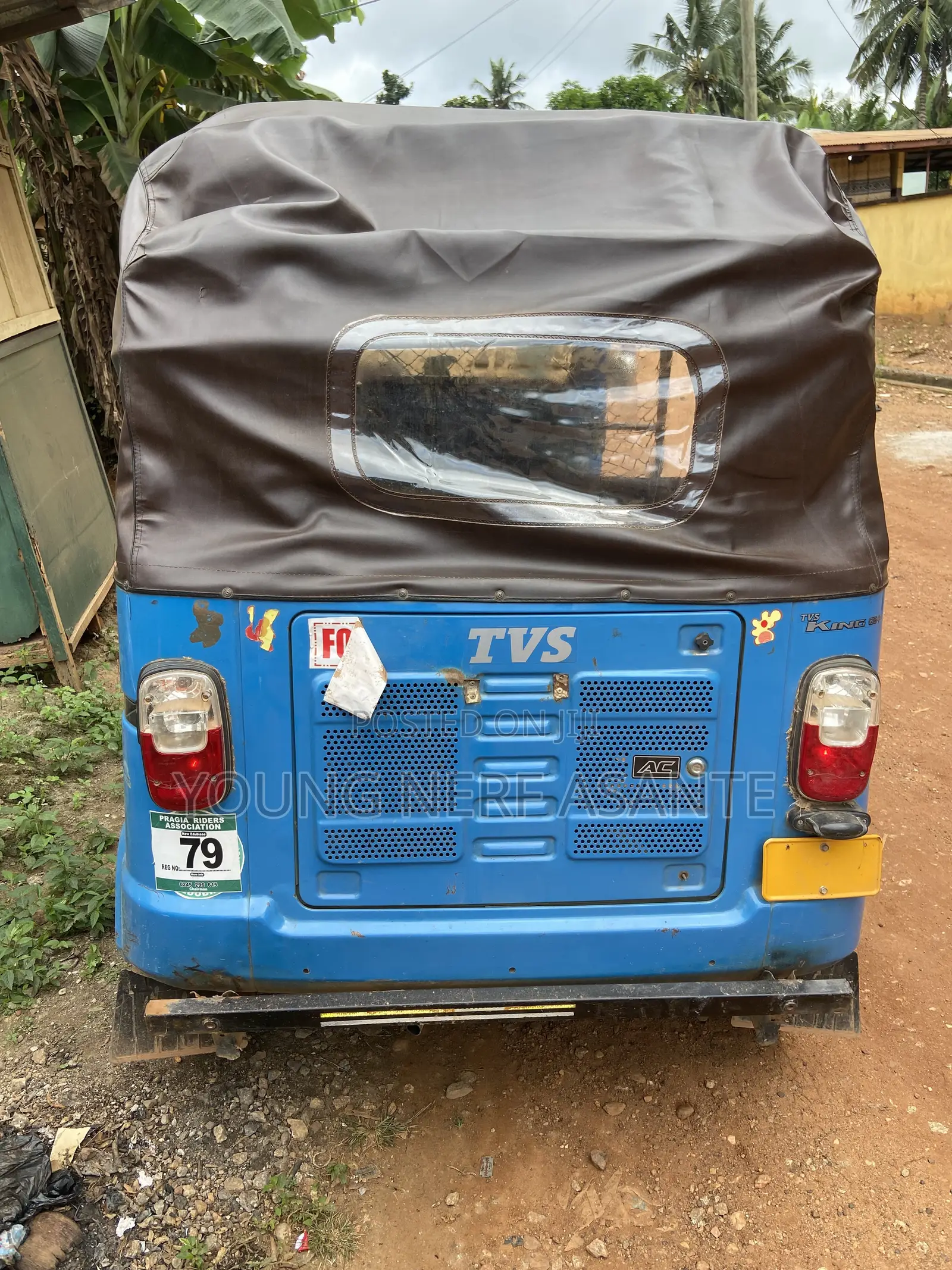 TVS King Deluxe Plus iTouch Start 2024 Blue