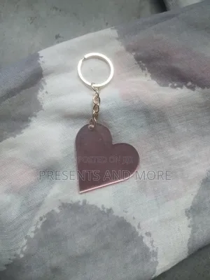 Rose Gold Acrylic Keyrings