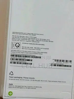 New Apple iPhone 17 Pro Max 1 TB Orange