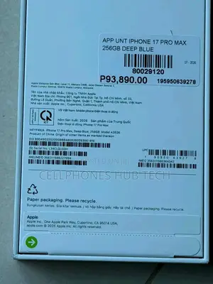 New Apple iPhone 17 Pro Max 1 TB Blue