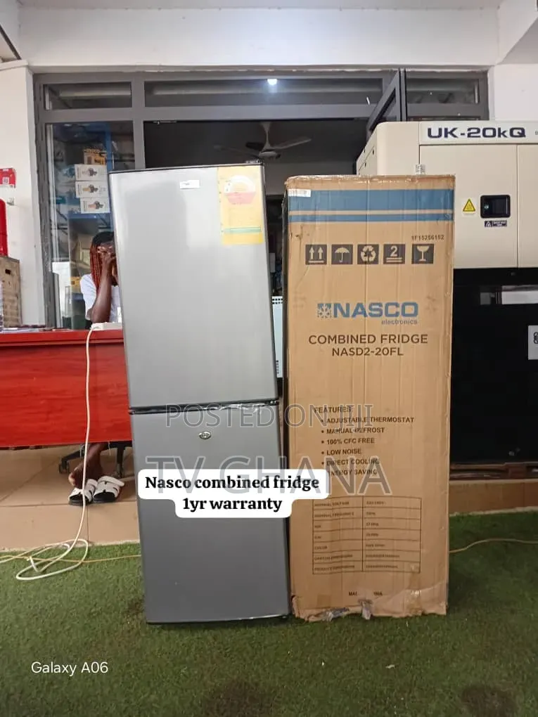 Nasco NASD2-20FL 158 Litres Double Door Refrigerator158L