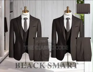 Brown Stripped 3pcs ( Vest Two Face)