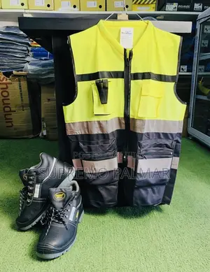 Vaultex Reflective Double-Colour Hi-Vis Workwear With 4 Pockets Vest