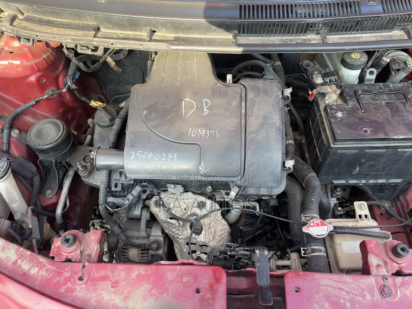 Toyota Belta 2010 Red
