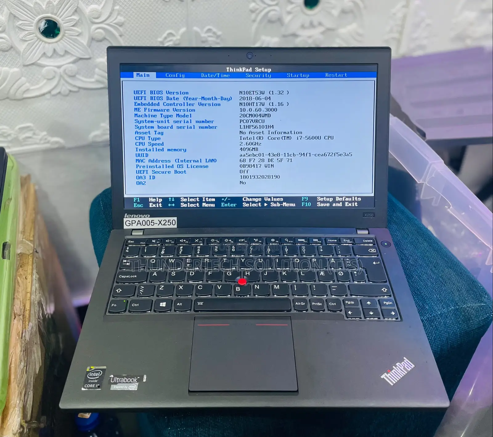 Laptop Lenovo ThinkPad X250 8GB Intel Core i7 SSD 128GB