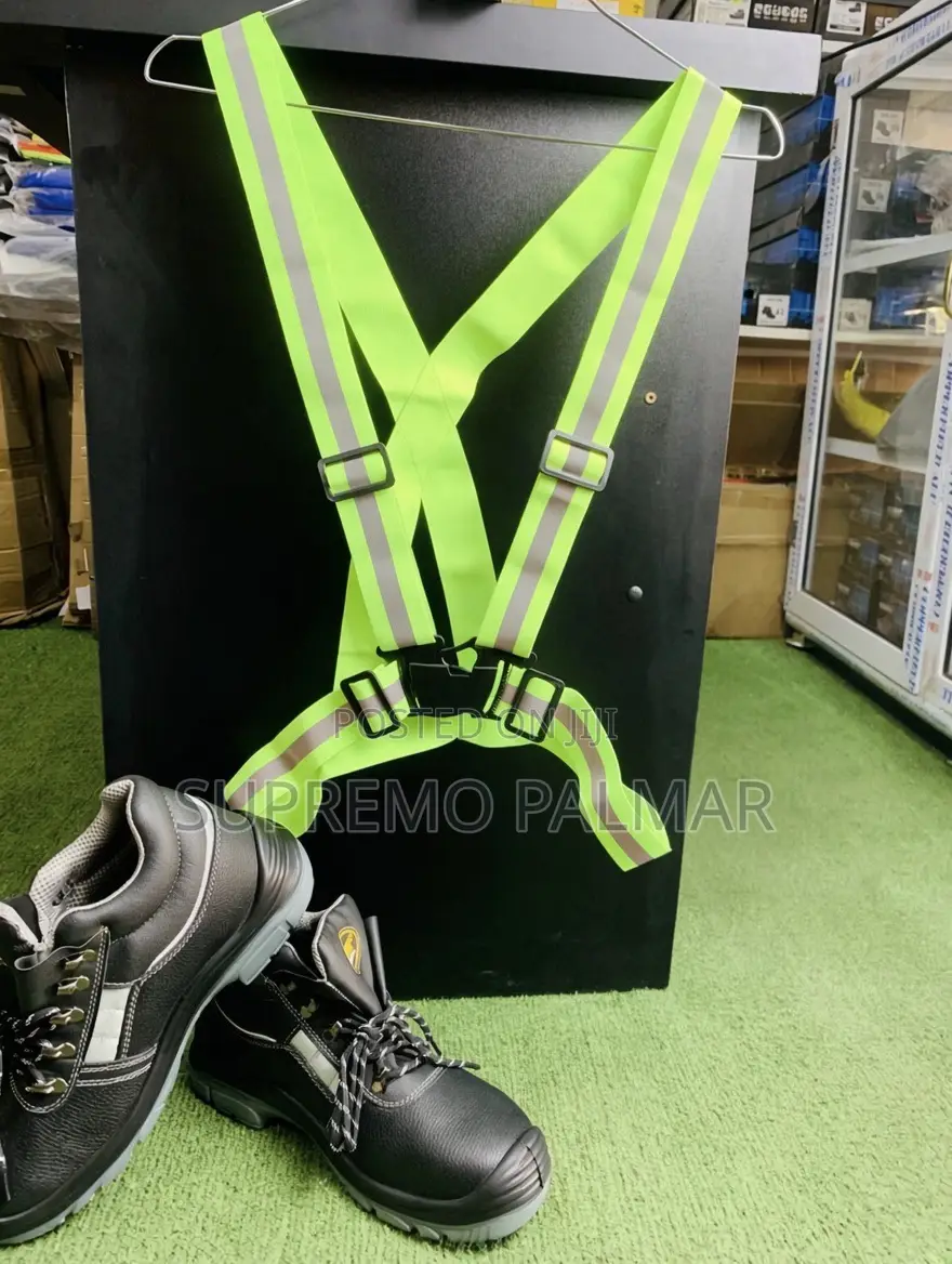 High Visibility Reflective Safety Harness -Work Belt Adjustable Straps
