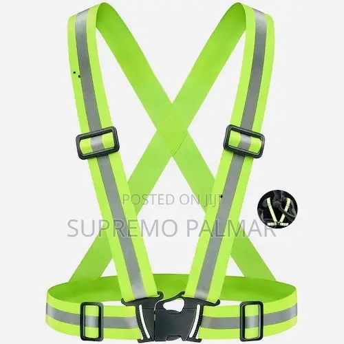 High Visibility Reflective Safety Harness -Work Belt Adjustable Straps