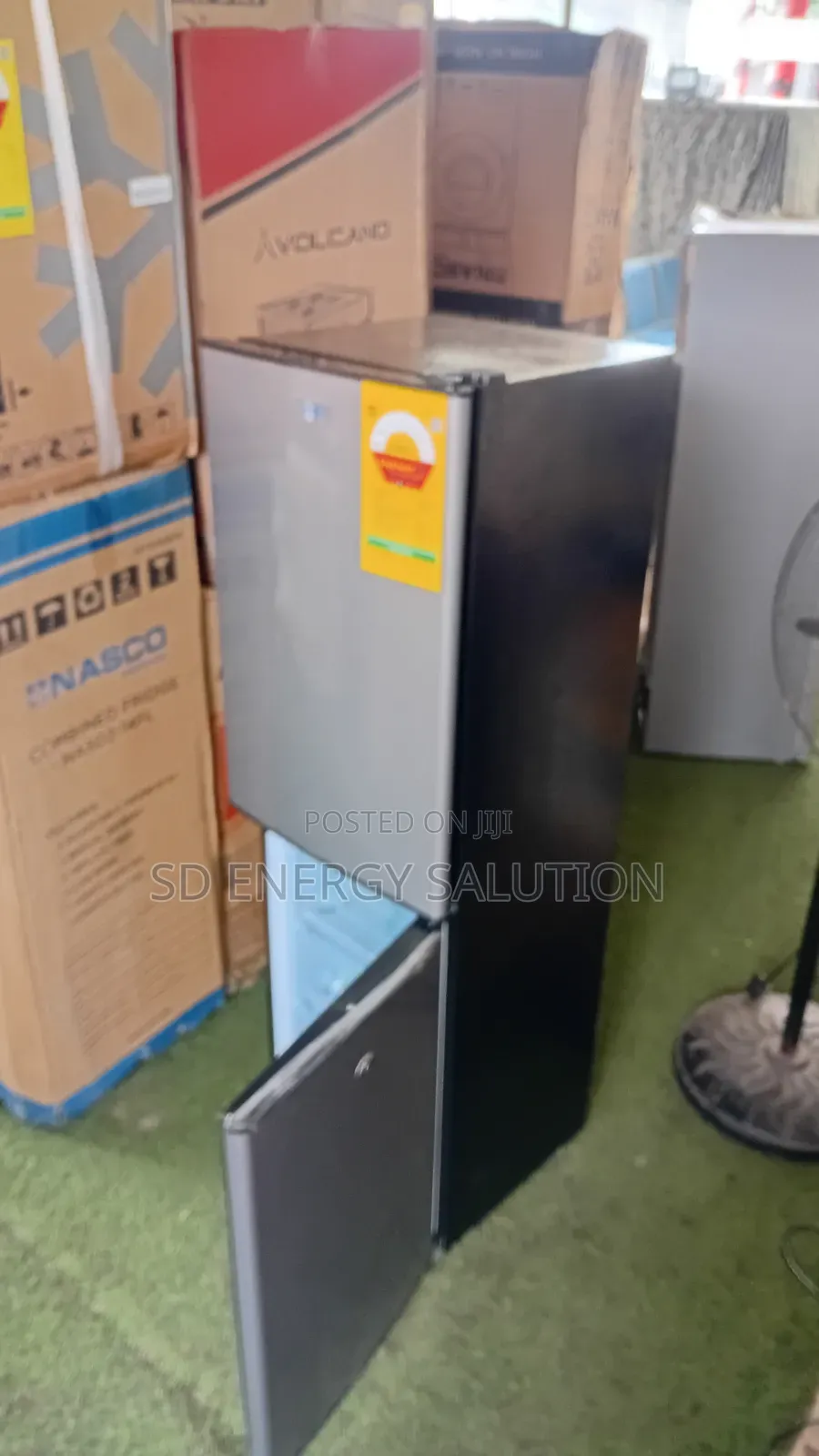 Nasco 158L Double Door Refrigerator – Energy Saving Fridge