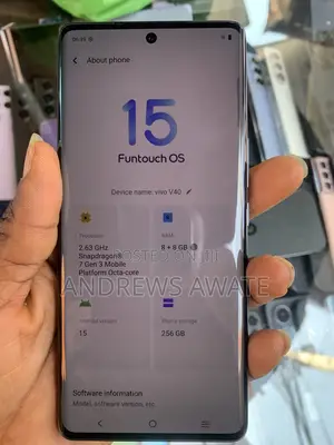 Vivo V40 256 GB Gray