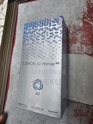 New Tecno Camon 40 Premier 5G 256 GB Black