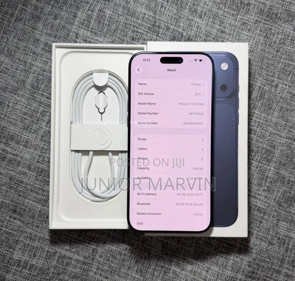Apple iPhone 17 Pro Max 256 GB Blue