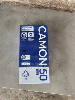New Tecno Camon 50 Pro 256 GB Black