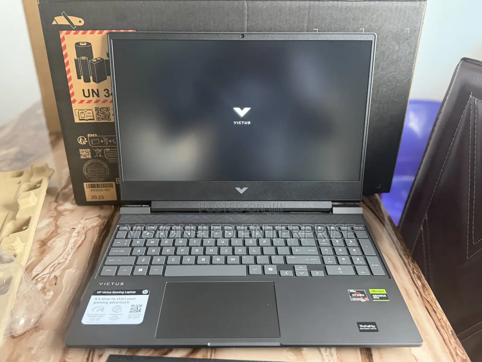 New Laptop HP Victus 15 16GB AMD Ryzen 7 SSD 512GB