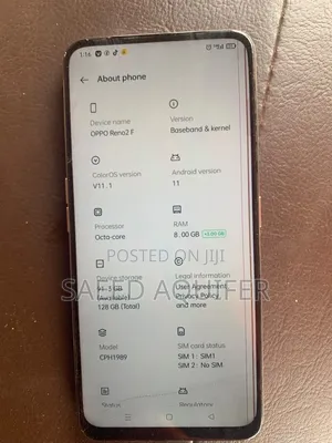 Oppo Reno 2F 128 GB White