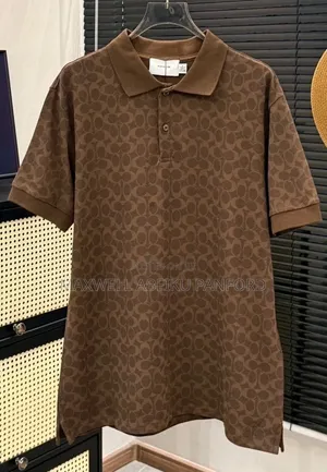 COACH Men's Signature Dark Brown Coffee