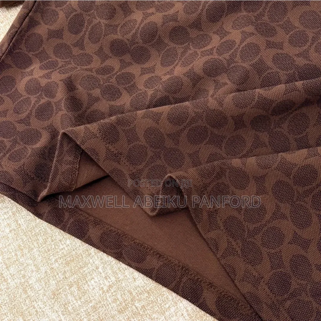 COACH Men's Signature Dark Brown Coffee