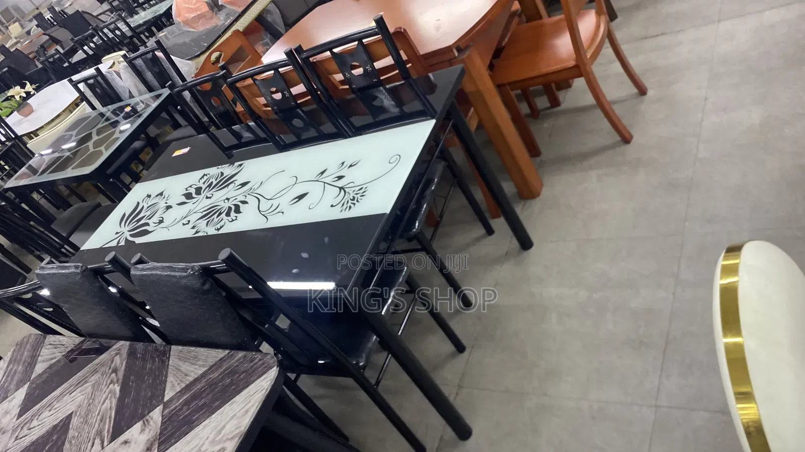 A Glass Dining Set