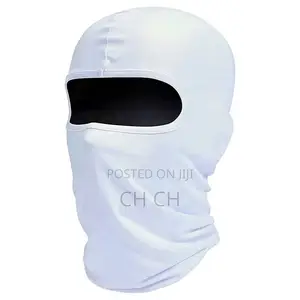 Premium New White Stretchy Lightweight Ski Face Mask