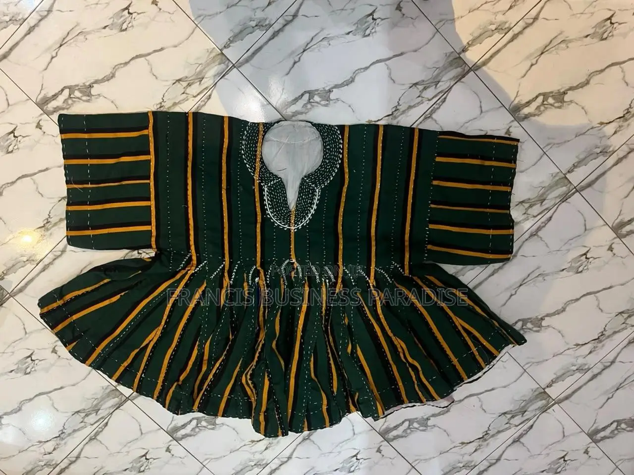 Authentic Handmade Ghanaian Fugu (Northern Smock) - Assorted Colors.