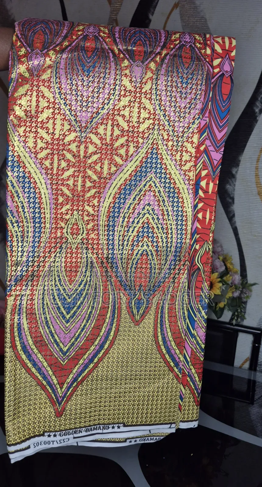 Stylish and Shiny African Print Available in 6 Yards