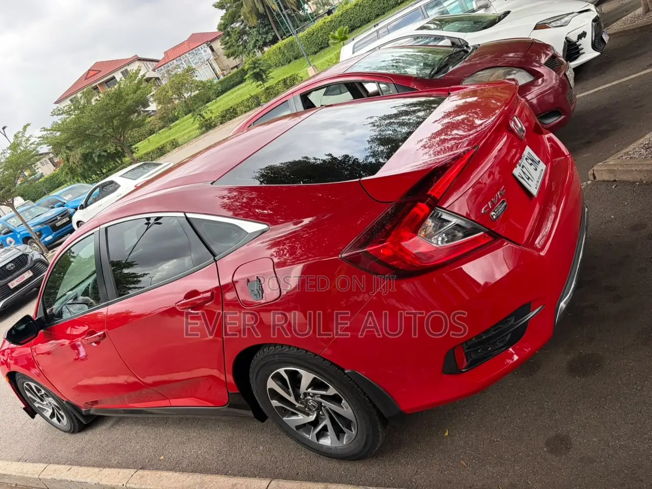 Honda Civic EX Sedan 2020 Red