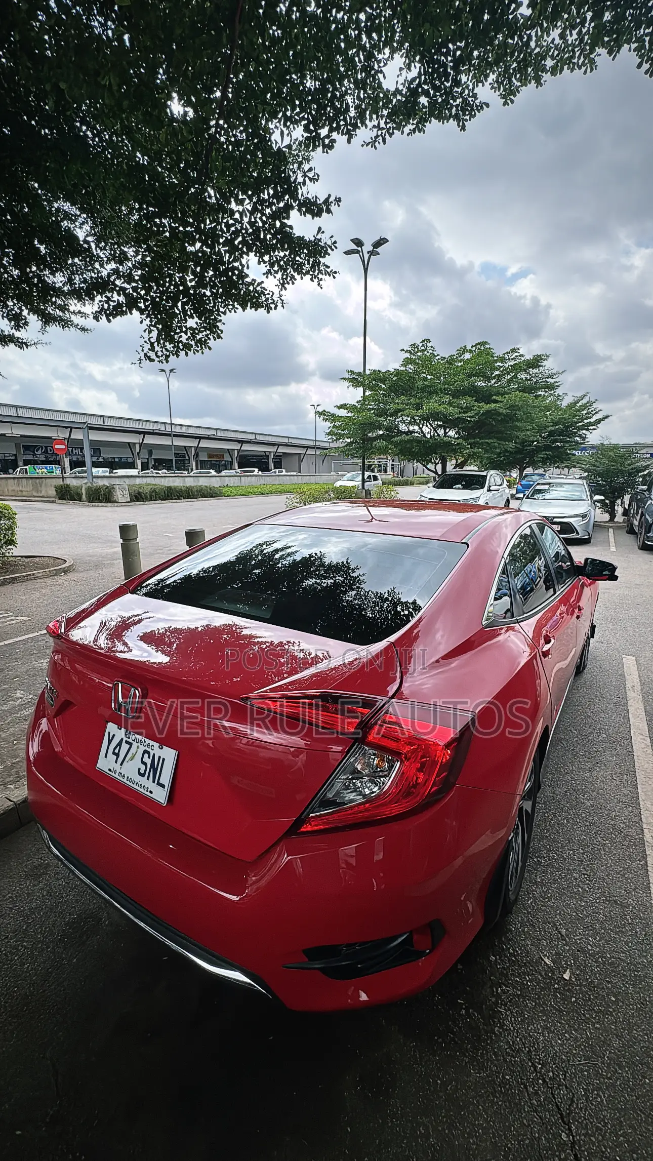 Honda Civic EX Sedan 2020 Red