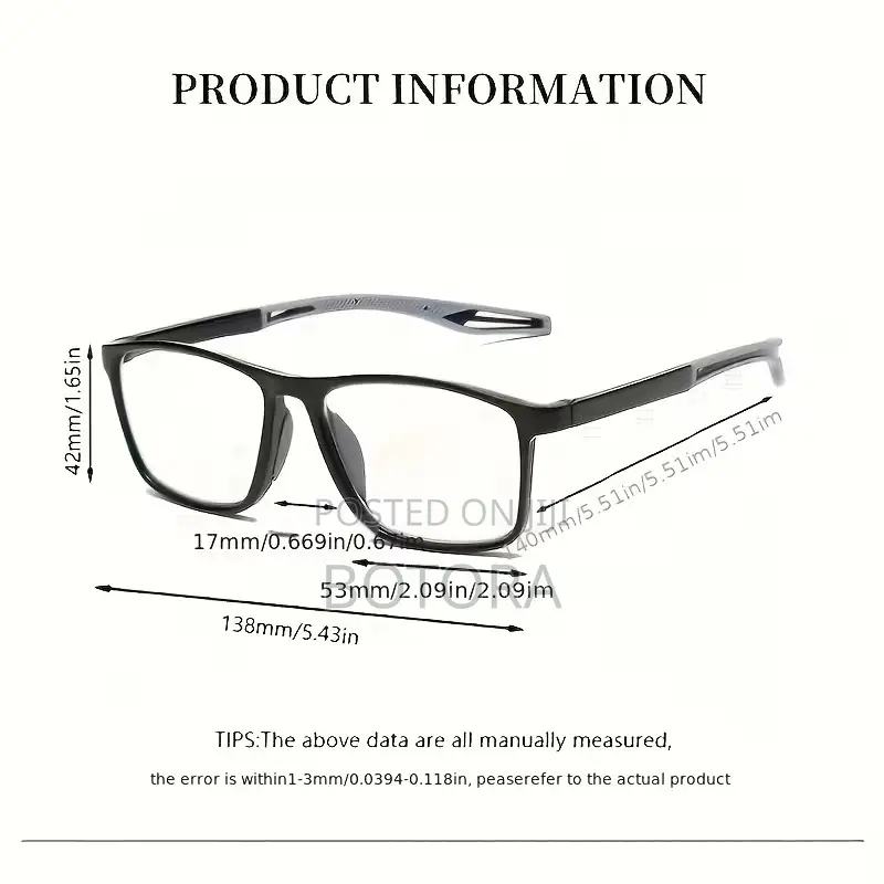 1pc Reading Glasses With a Glasses Cloth, Classic Style Design
