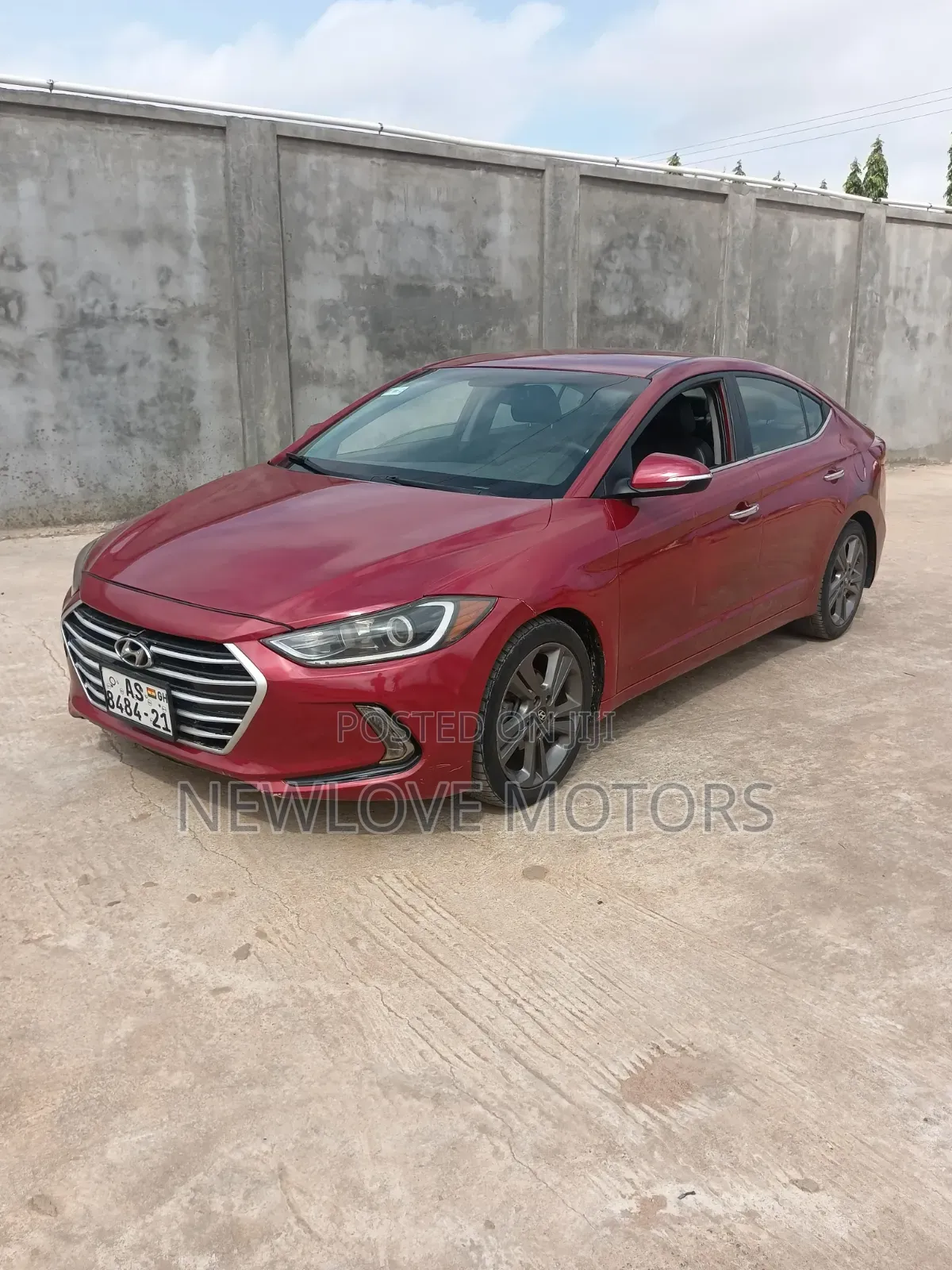 Hyundai Elantra 2017 Red