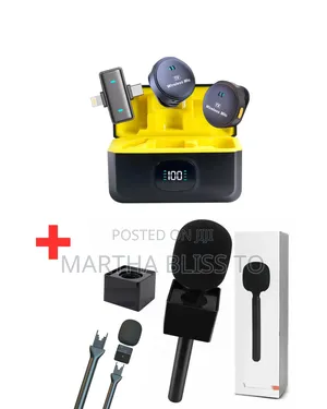 Magnetic Lapel Microphone +Microphone Stick