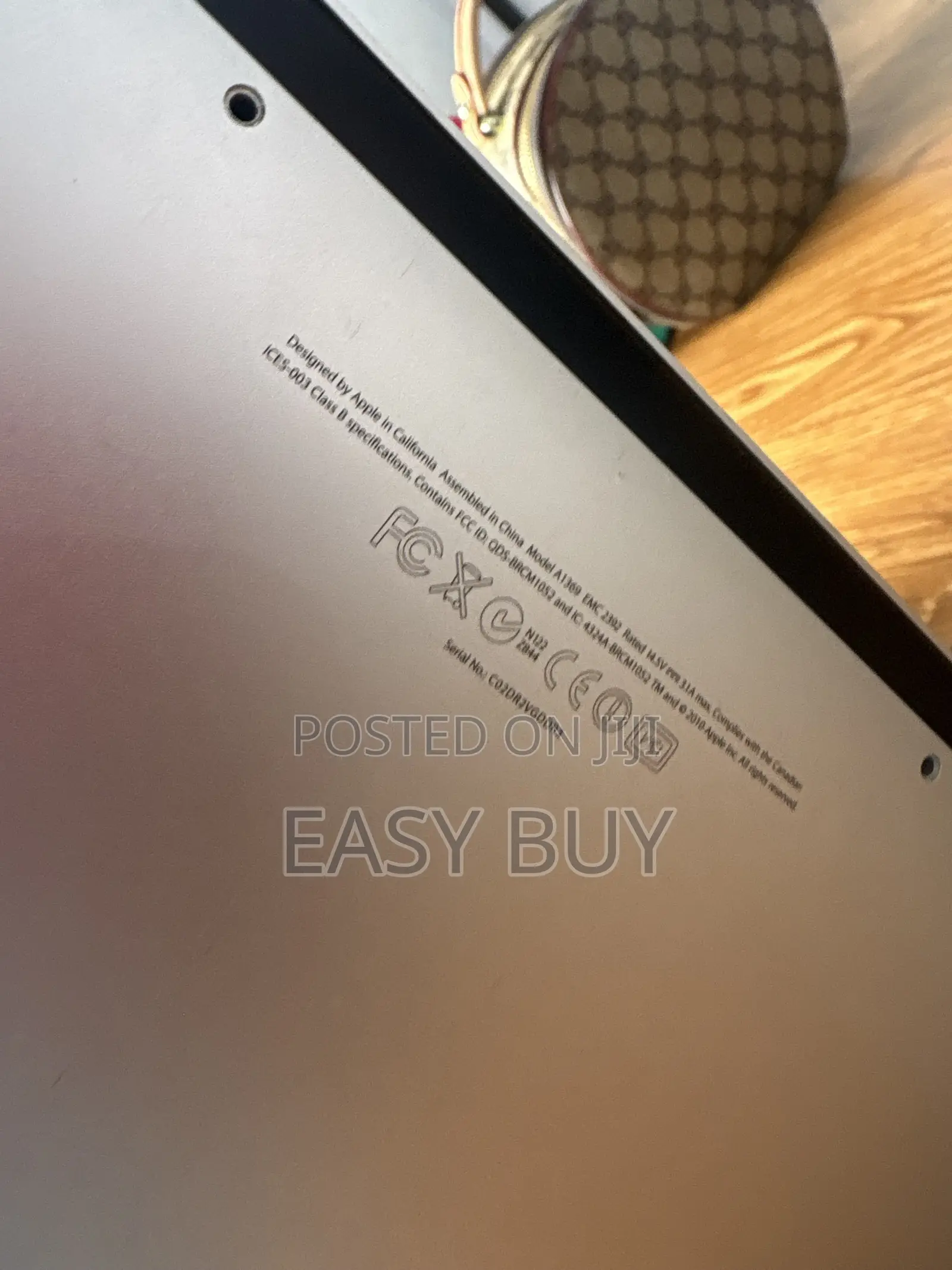 Laptop Apple MacBook Air 2GB Intel HDD 256GB