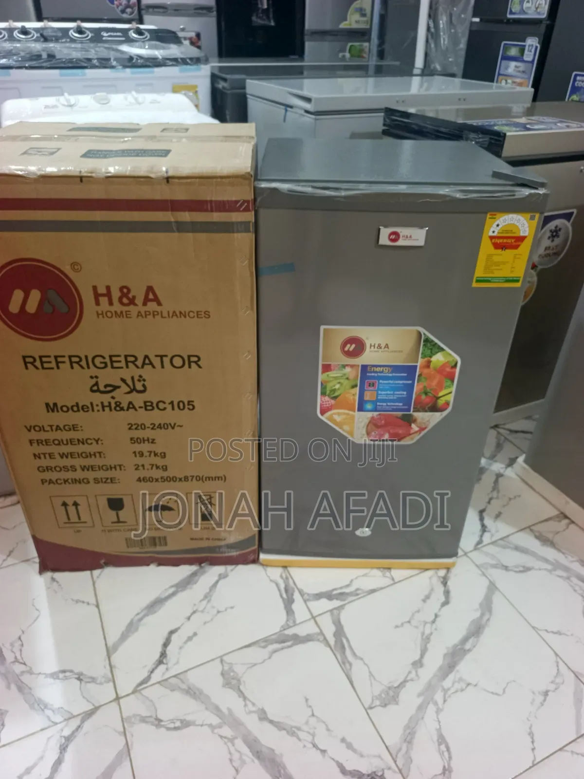H a 86ltr Table Top Fridge