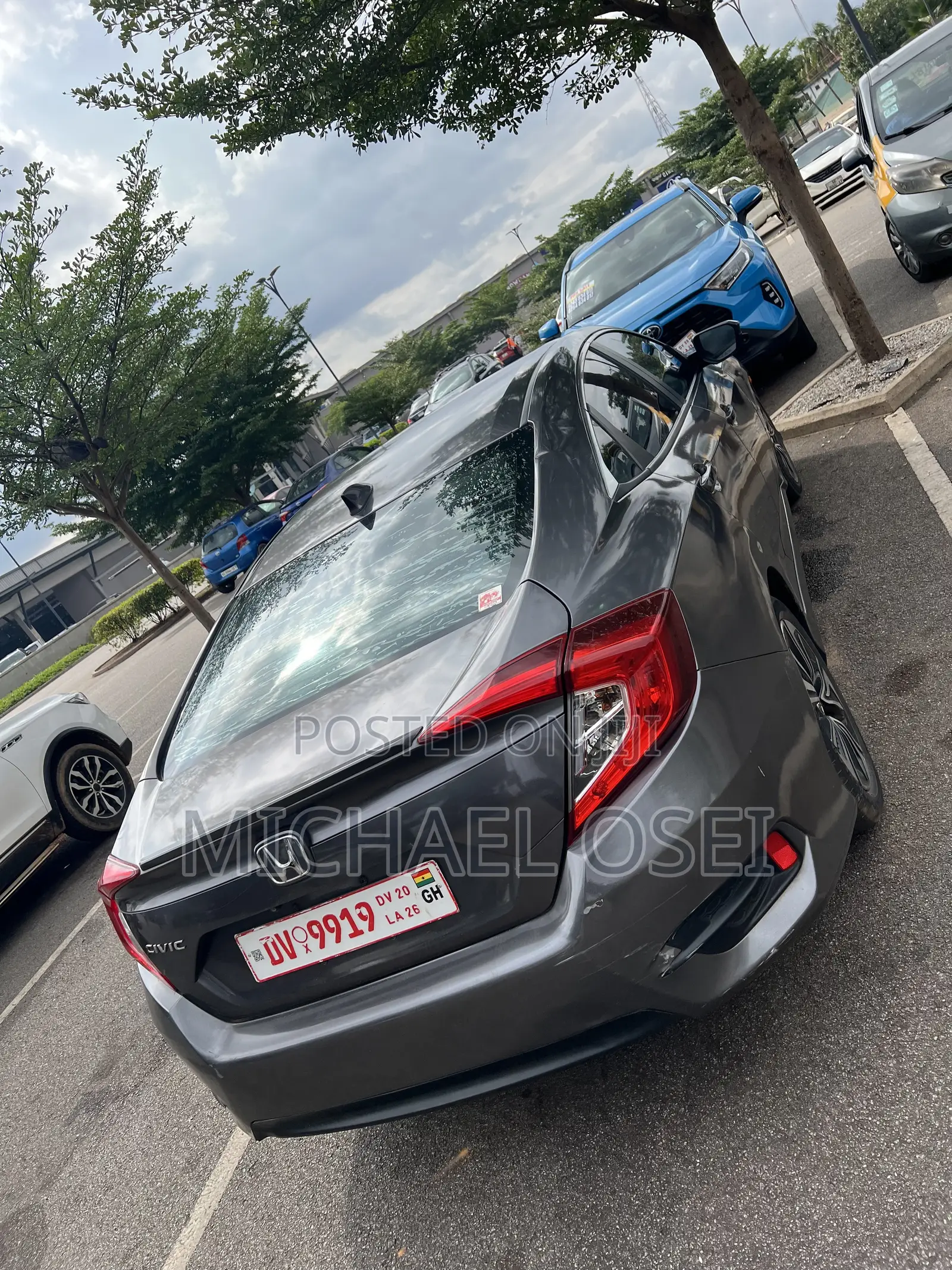Honda Civic EX-L 4dr Sedan (1.5L 4cyl) 2017 Gray