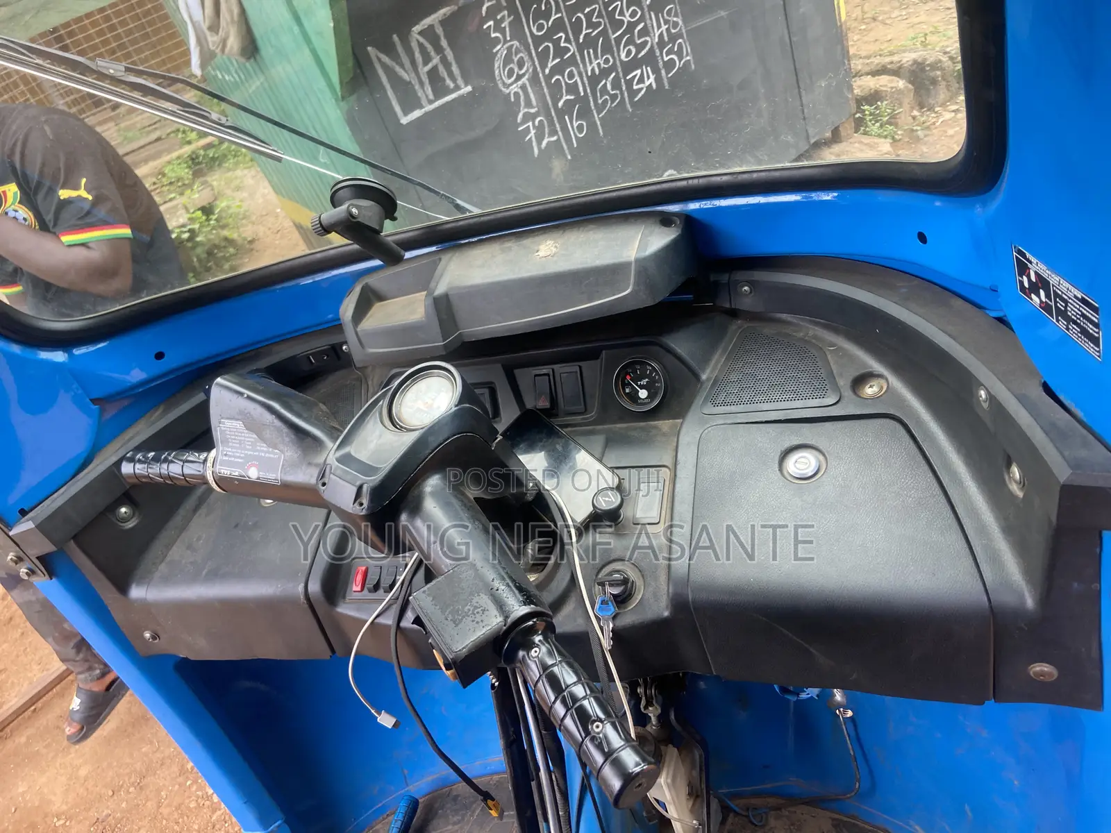 TVS King Deluxe Plus iTouch Start 2025 Blue