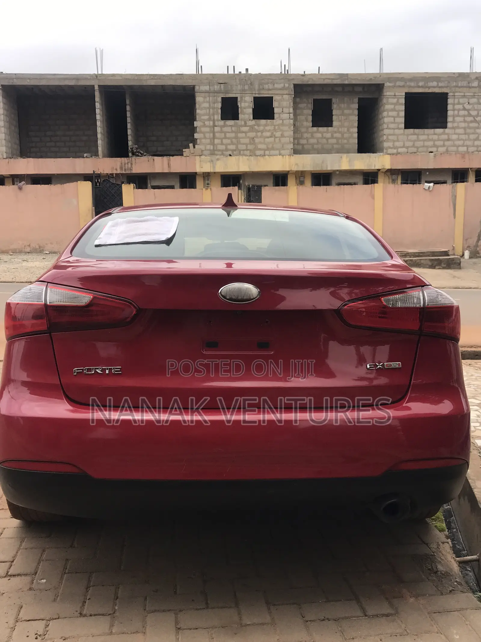 Kia Forte EX Sedan 2015 Red