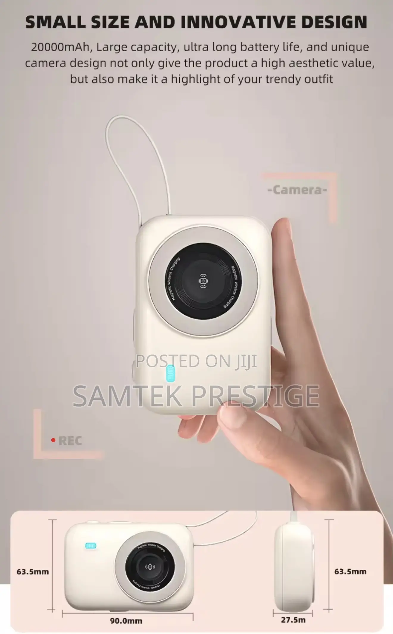 SamTek Ultra Slim Mini Power Bank