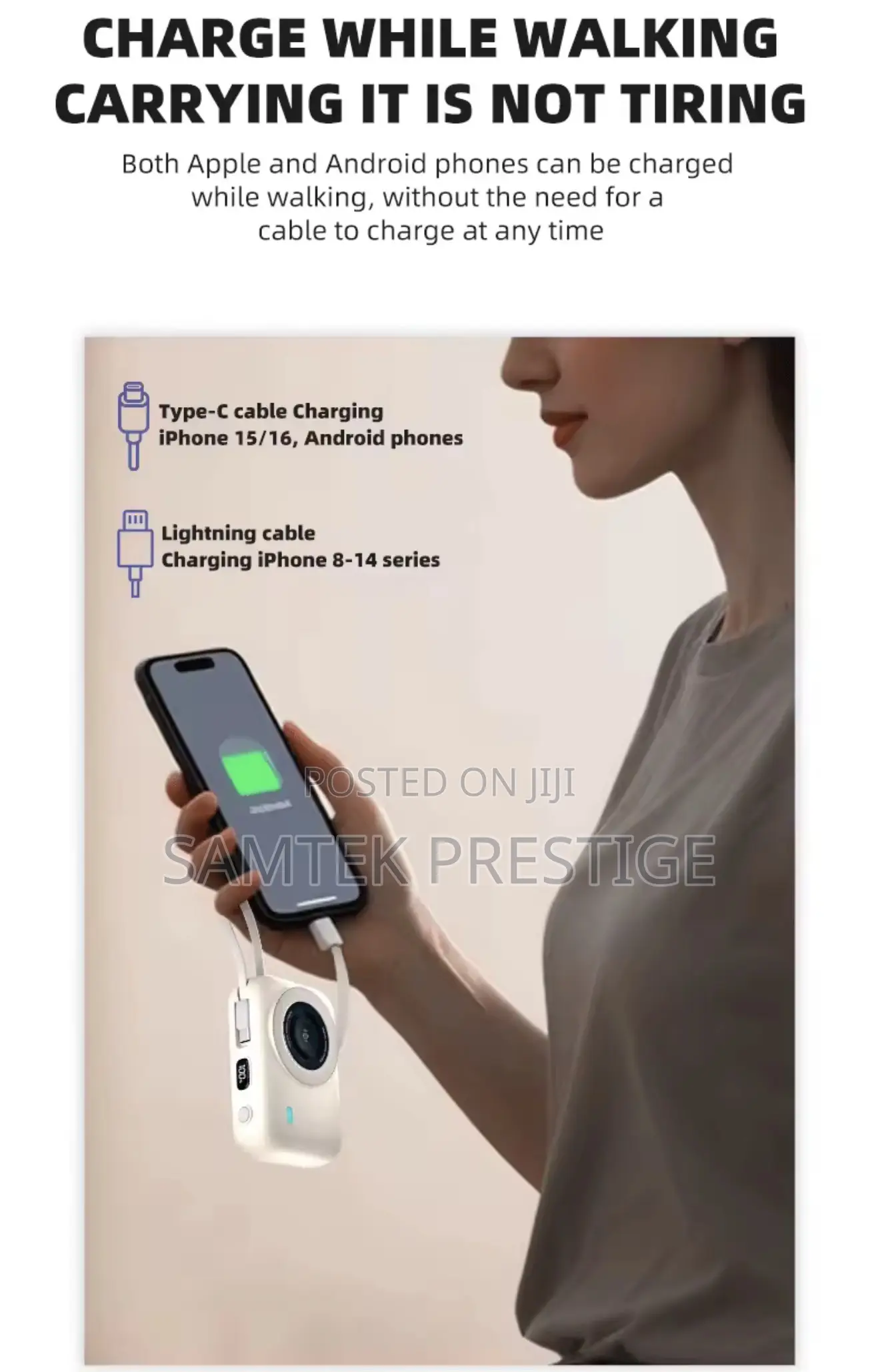 SamTek Ultra Slim Mini Power Bank