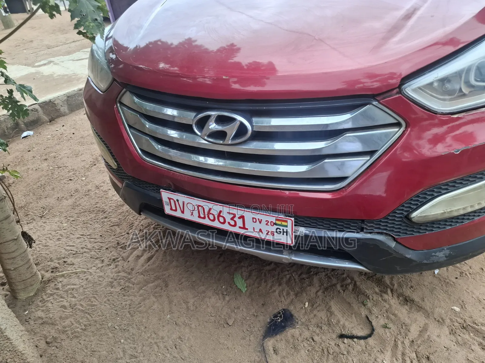 Hyundai Santa Fe 2014 Red
