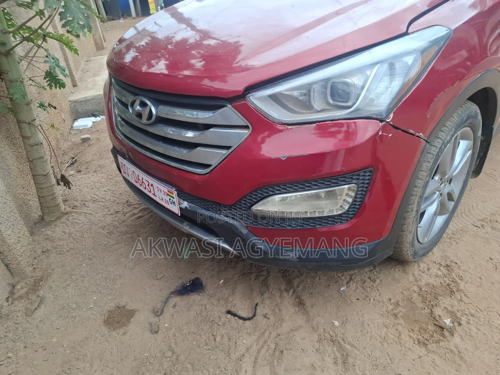 Hyundai Santa Fe 2014 Red