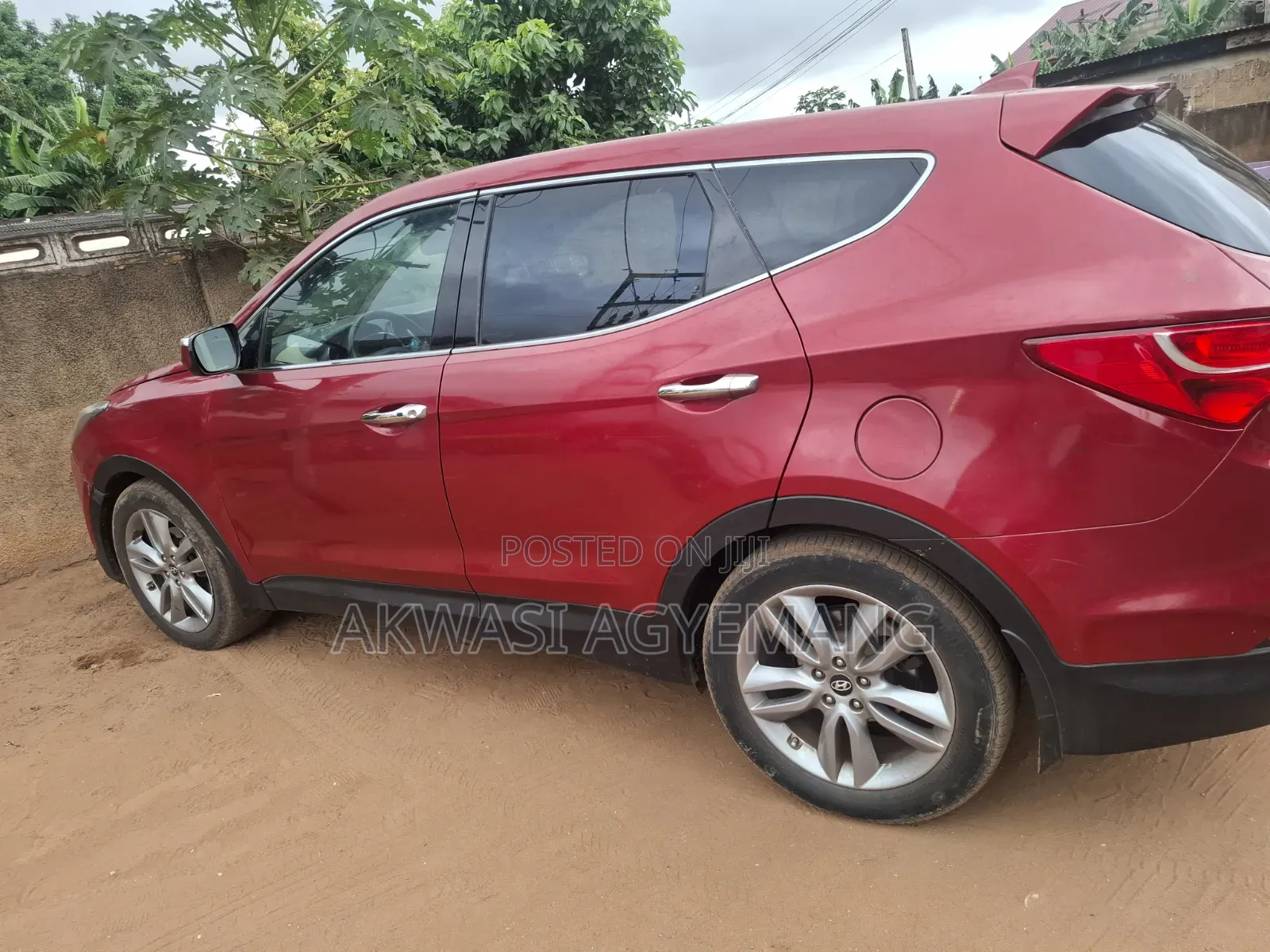 Hyundai Santa Fe 2014 Red