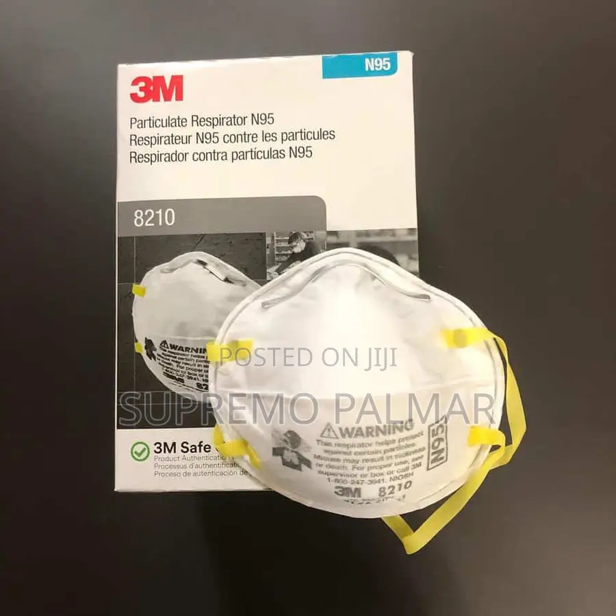 3M 8210 N95 Disposable Dust Masks With 95% Filtration Efficiency