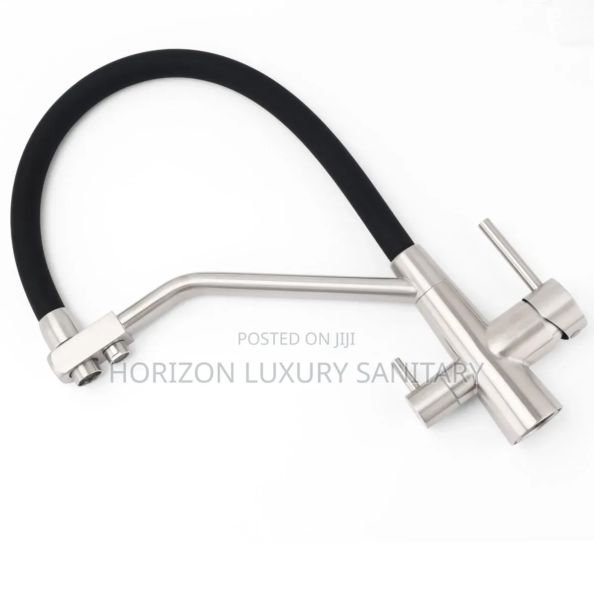 Heavy Duty Flexible Kitchen Sink Mixer Tap - Dual Handle Purifier