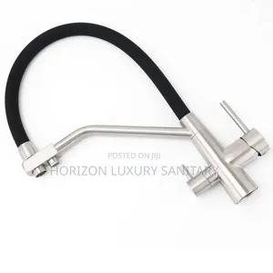 Heavy Duty Flexible Kitchen Sink Mixer Tap - Dual Handle Purifier