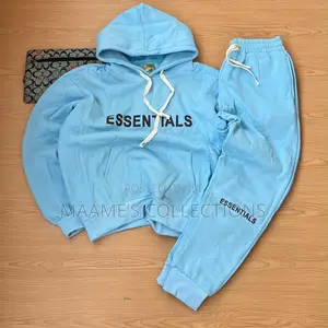 Essentials Unisex Fashion Hoodies Top and Down Set