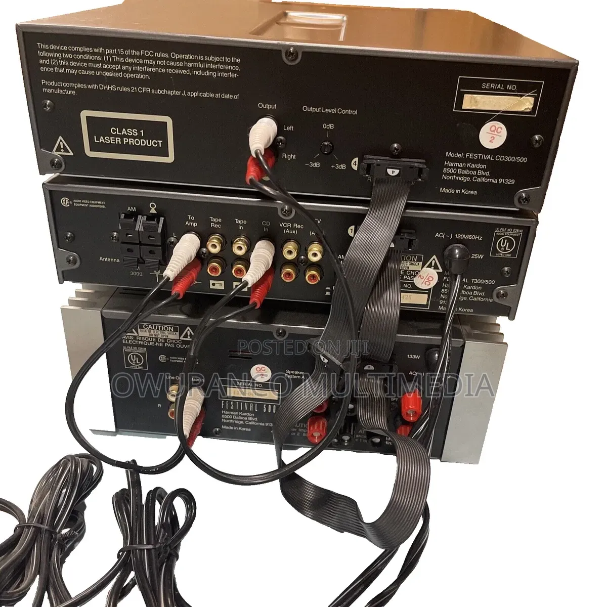 Vintage Harman Kardon Festival-500 Hi-Fi With Pair of Speakers