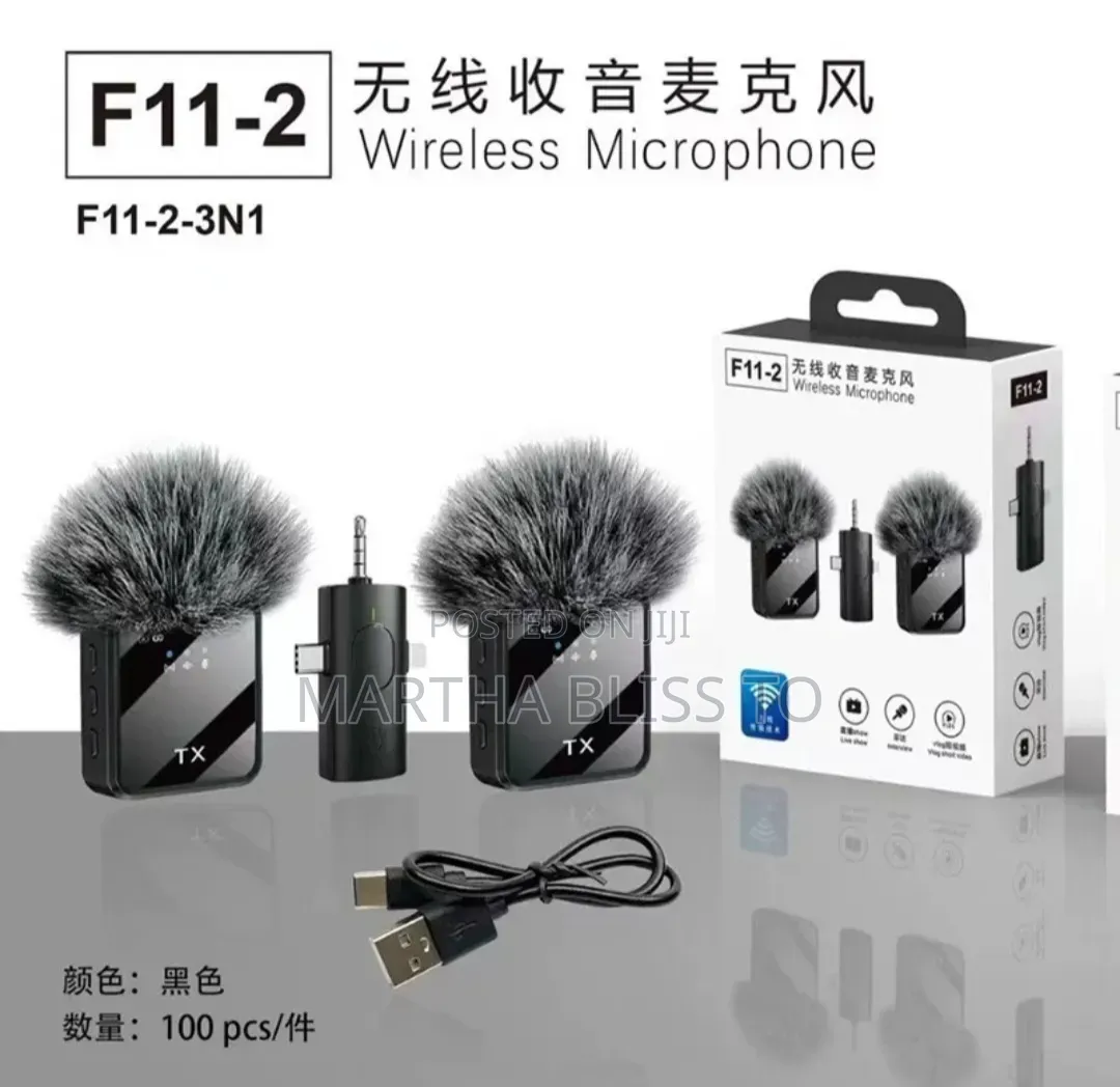 Wireless Dual Lapel Microphone