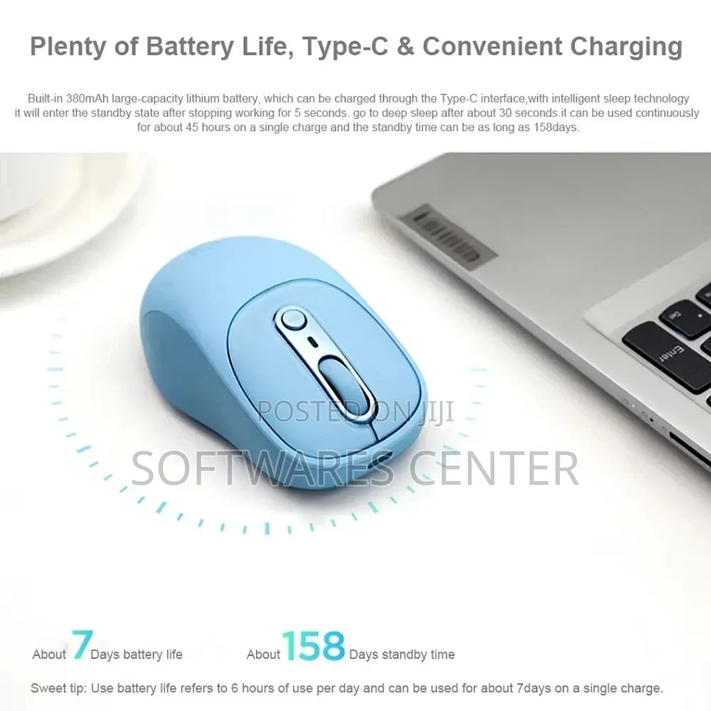 Lenovo Xiaoxin Bluetooth Wireless Mouse M3 Dusk Gray