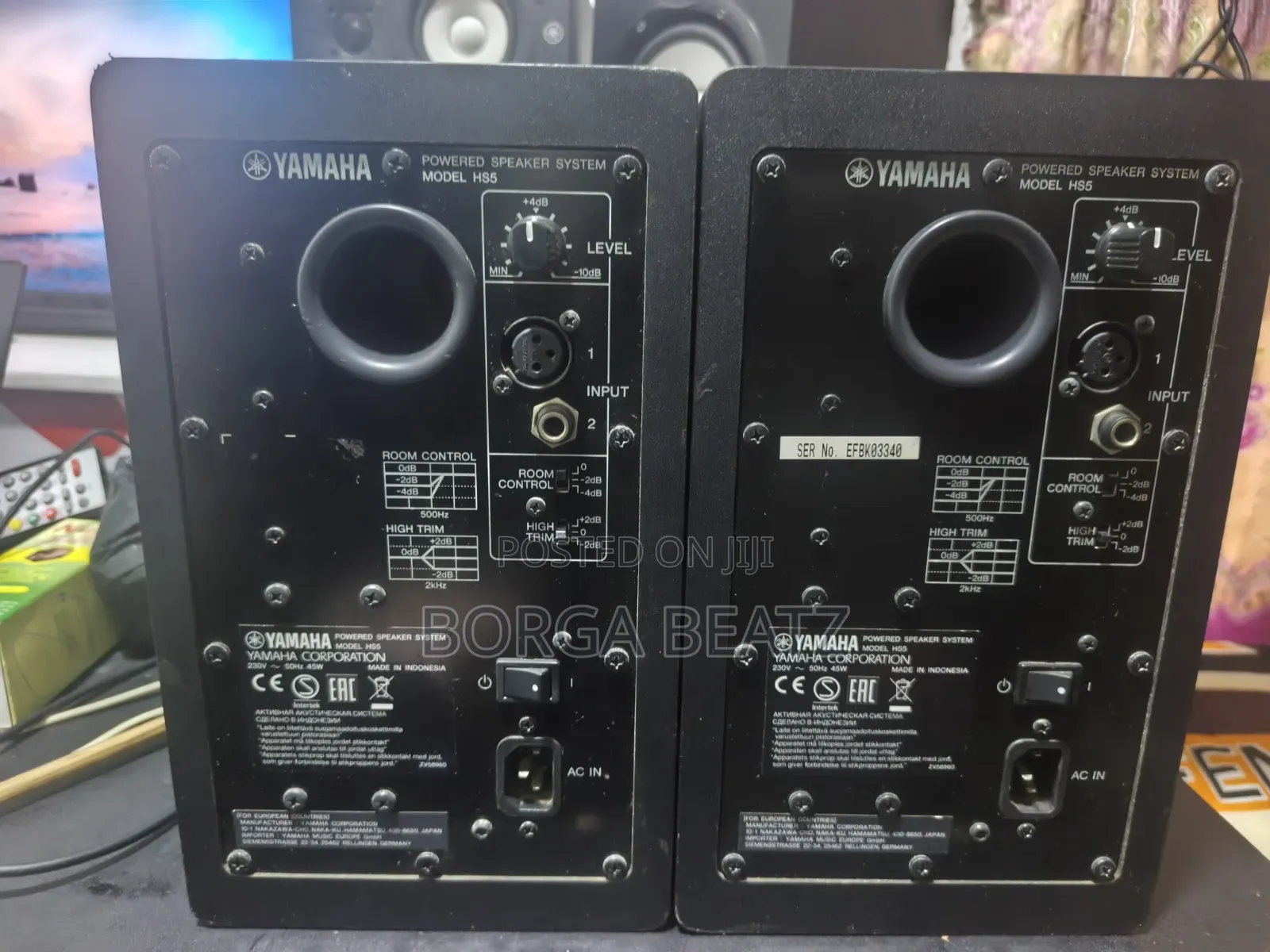 Yamaha Hs5 Studio Monitors