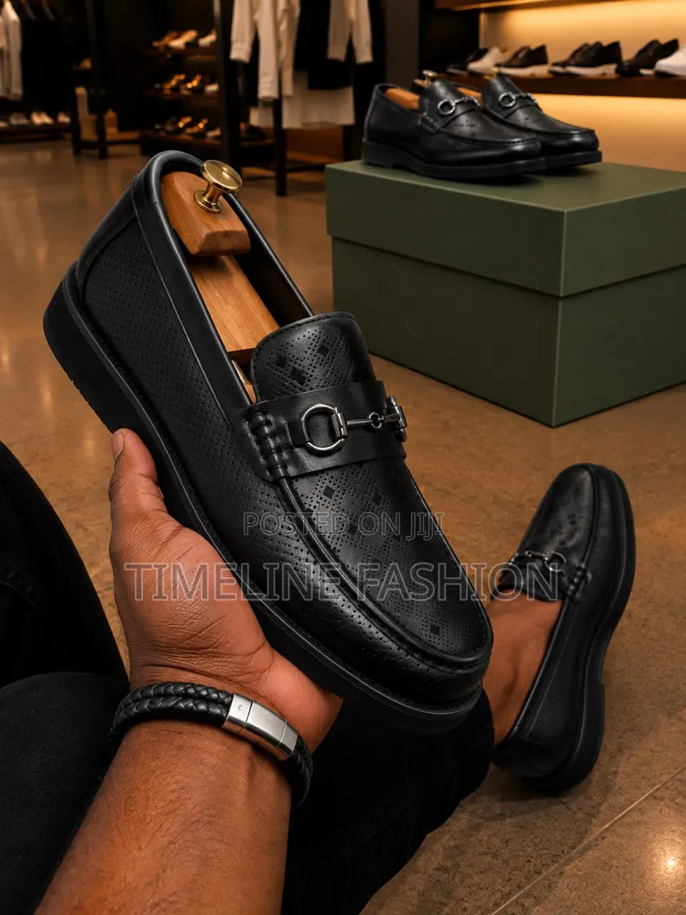 All Black Berluti Men's Easy Wear Fashionable Loafers