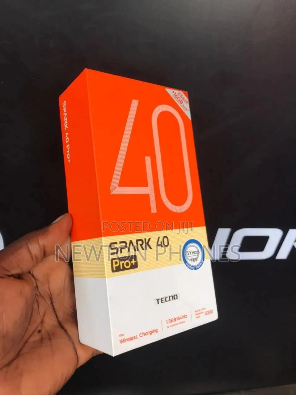 New Tecno Spark 40 Pro+ 256 GB Black