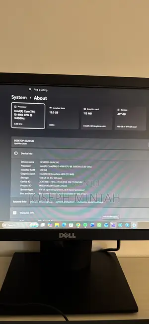 Desktop Computer Dell OptiPlex 3020 12GB Intel Core i3 SSD 512GB